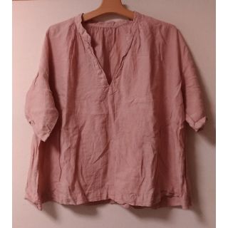 ネストローブ(nest Robe)の☆クーポン期間限定値下げ☆　ネストローブ　リネンスキッパーブラウス(シャツ/ブラウス(半袖/袖なし))