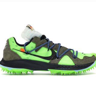 ナイキ(NIKE)のNike × Off-White Zoom Terra Kiger 5 緑(スニーカー)