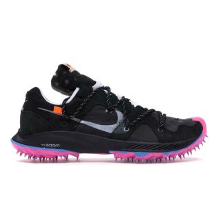 ナイキ(NIKE)のNike × Off-White Zoom Terra Kiger 5 黒ピンク(スニーカー)