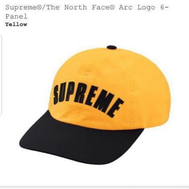 Supreme The North Face Cap Yellow  新品未使用