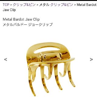 コレットマルーフ メタル バレッタ/ヘアクリップの通販 33点 | colette