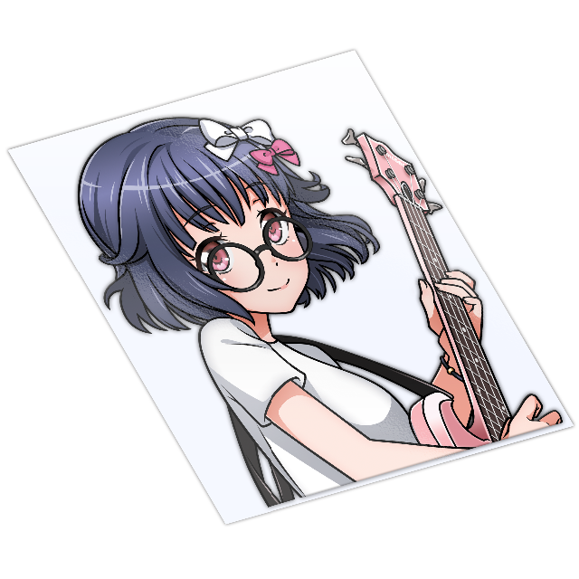 バンドリ 牛込りみ BanG Dream! （バンドリ！） クリアポスター 牛込りみ | K-BOOKS