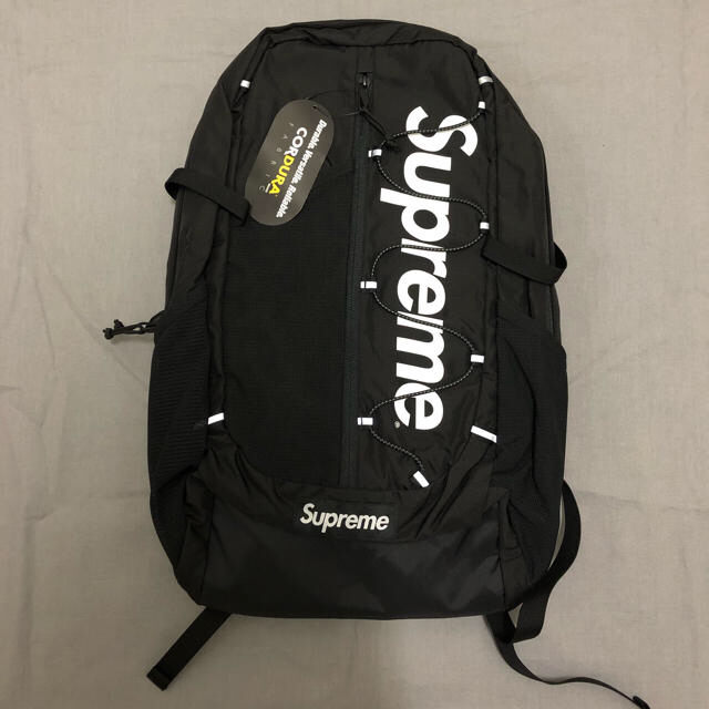 Supreme 17ss Backpack Back Pack Black