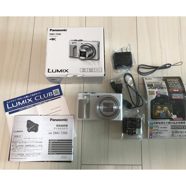 Panasonic(パナソニック)のほぼ新品 パナソニック LUMIX デジカメ DMC-TZ85 4K＋光学30倍 スマホ/家電/カメラのカメラ(コンパクトデジタルカメラ)の商品写真