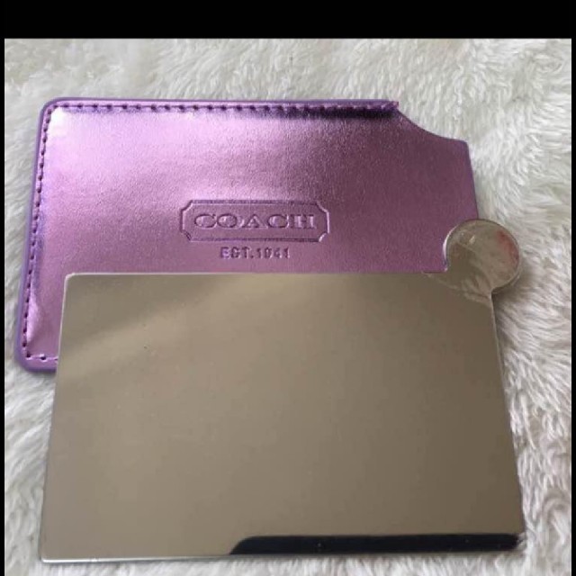 COACH カードケース付き手鏡 レディースのファッション小物(ミラー)の商品写真