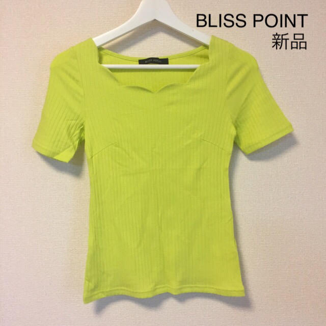 BLISS POINT(ブリスポイント)の【新品】BLISS POINT ブリスポイント 半袖カットソー レディースのトップス(カットソー(半袖/袖なし))の商品写真