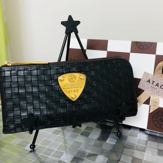 アタオ(ATAO)のATAO 長財布  黒メッシュ(財布)