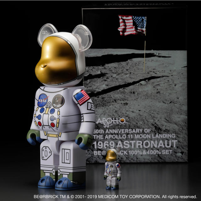 限定 BE@RBRICK 1969 ASTRONAUT アポロ50周年記念モデルtoy