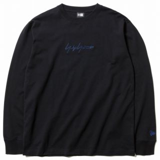 ヨウジヤマモト(Yohji Yamamoto)のヨウジヤマモト ニューエラ 長袖Tシャツ S ブラック ブルー NEW ERA(Tシャツ/カットソー(七分/長袖))