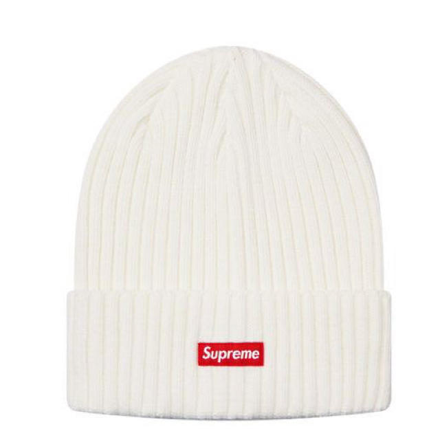 Supreme Overdyed Beanie White 白ニット帽/ビーニー