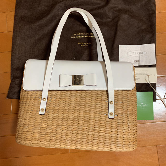 kate spade new york(ケイトスペードニューヨーク)のトートバッグ ケイトスペード ニューヨーク カゴバッグ レディースのバッグ(かごバッグ/ストローバッグ)の商品写真