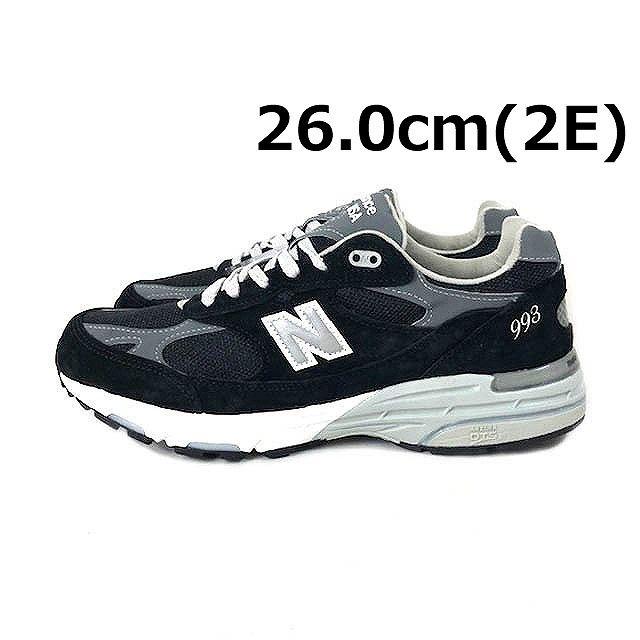 期間限定SALE!ニューバランス MR993BK(2E/26cm)黒190303