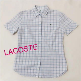 ラコステ(LACOSTE)のチェックシャツ(シャツ/ブラウス(半袖/袖なし))