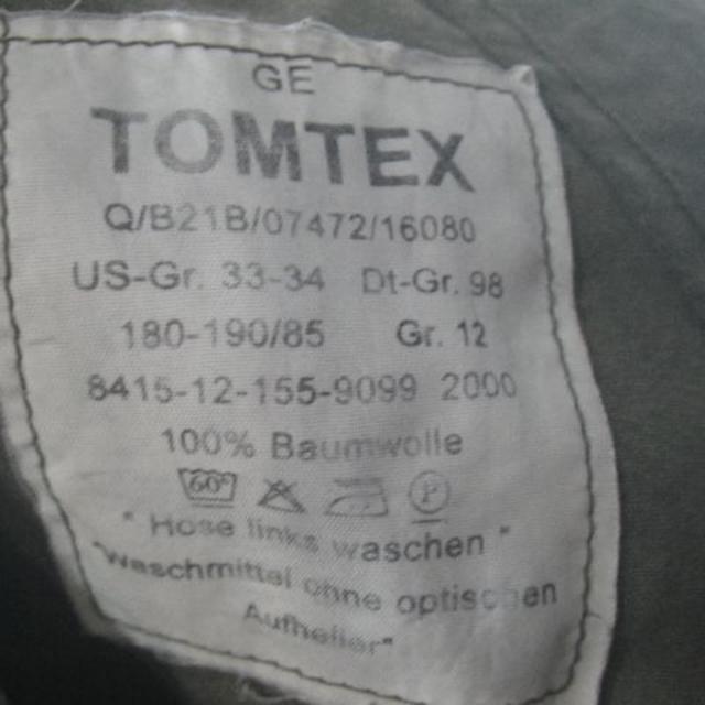4275　レア　ドイツ軍 TOMTEX　ビンテージ　ミリタリー　クロップド 2