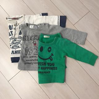 サンカンシオン(3can4on)のロンT 80センチ(Ｔシャツ)