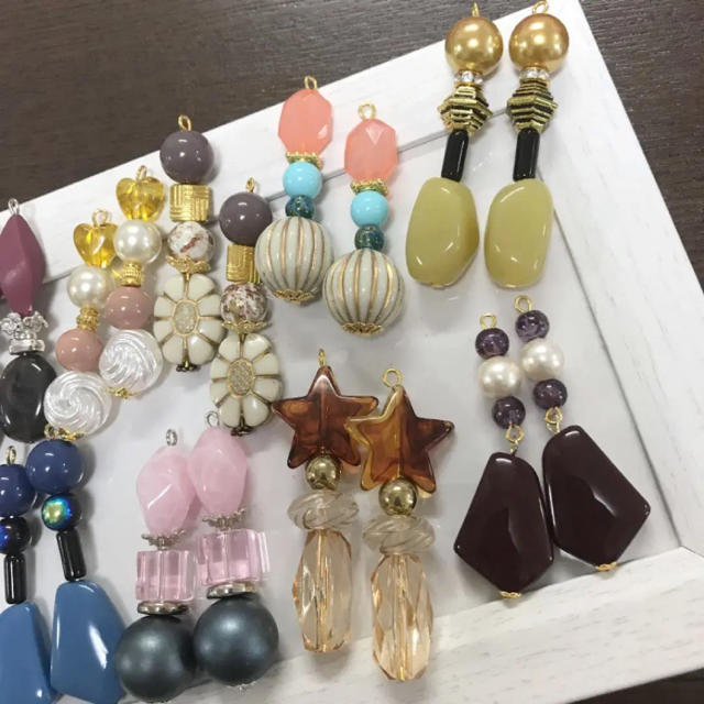 ROSE BUD(ローズバッド)のハンドメイド ピアス 9点セット まとめ売り 超特価♡ [☆27]♡ ハンドメイドのアクセサリー(ピアス)の商品写真