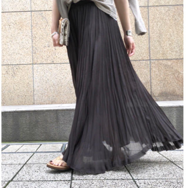 新品L'Appartement ◇Pleats Skirt★ブラウン