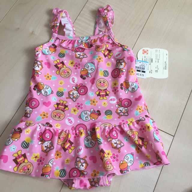 アンパンマン(アンパンマン)のアンパンマン 水着 95 新品  キッズ/ベビー/マタニティのキッズ服女の子用(90cm~)(水着)の商品写真