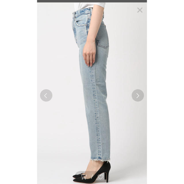 moussy(マウジー)のmoussy MW Tapered Mou デニム 26 レディースのパンツ(デニム/ジーンズ)の商品写真