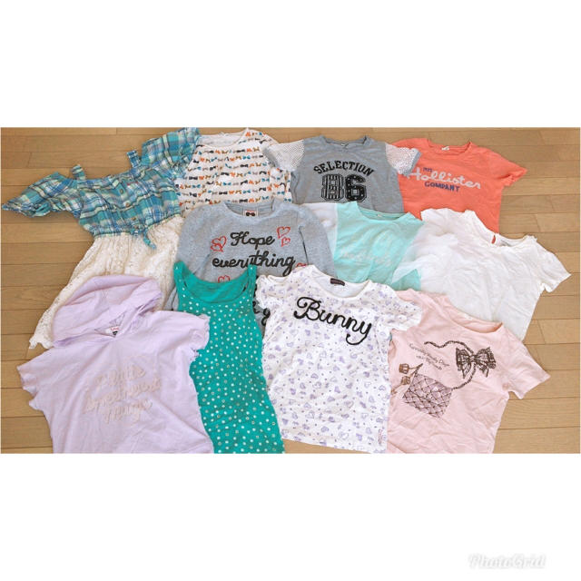 GAP Kids(ギャップキッズ)のまとめ売り・140サイズ・Tシャツ・ワンピ・トレーナー・11枚セット キッズ/ベビー/マタニティのキッズ服女の子用(90cm~)(Tシャツ/カットソー)の商品写真