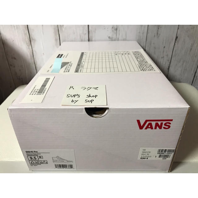 【新品未使用】Supreme/Vans Diamond Plate 27.5cm