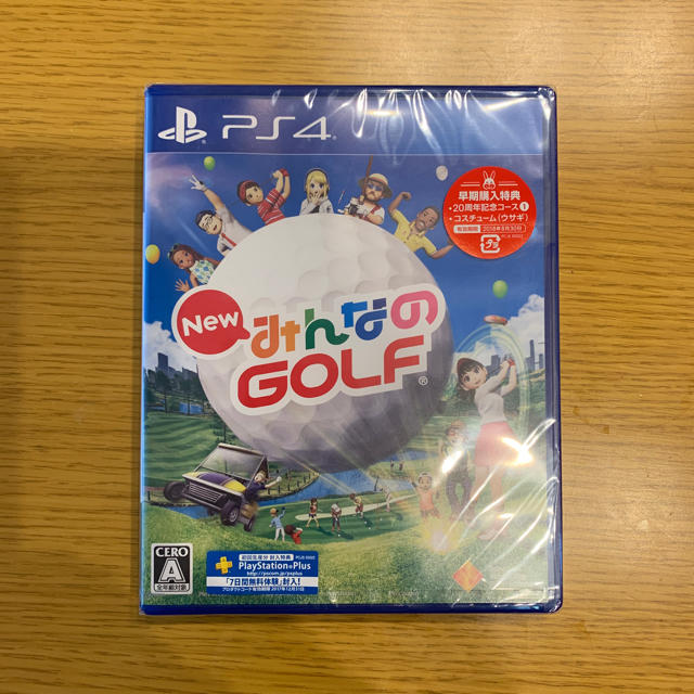 PlayStation4(プレイステーション4)のPS4 NewみんなのGOLF エンタメ/ホビーのゲームソフト/ゲーム機本体(家庭用ゲームソフト)の商品写真