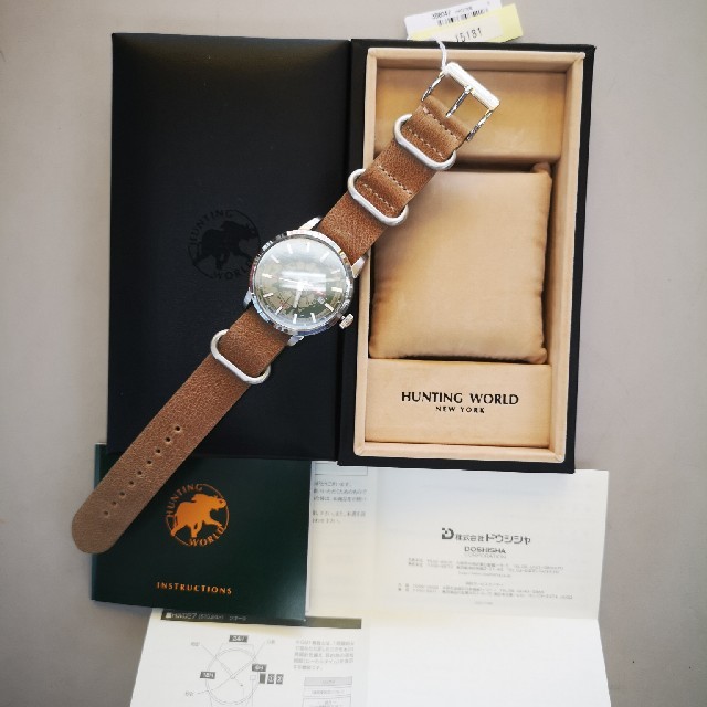 HUNTING WORLD(ハンティングワールド)の新品HUNTING WORLD スーブニールクオーツ　HW027KH メンズの時計(腕時計(アナログ))の商品写真