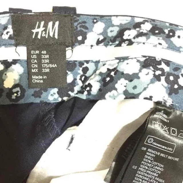 H&M(エイチアンドエム)のH&M ショートパンツ ハーフパンツ ネイビー メンズのパンツ(ショートパンツ)の商品写真