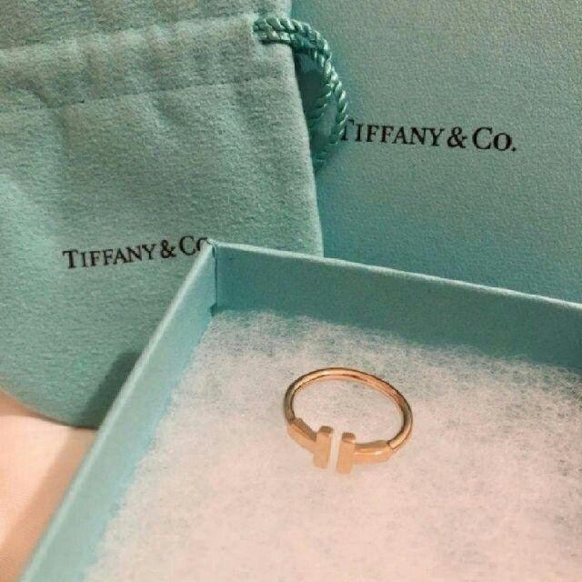 Tiffany ワイヤー リング 18K ゴールド　７号こちらお値下げ後の商品ですので