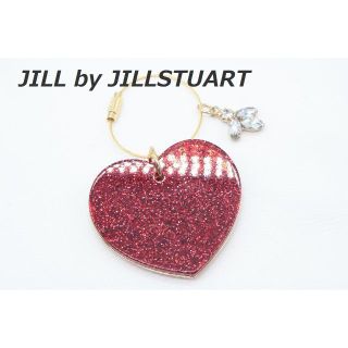 ジルバイジルスチュアート(JILL by JILLSTUART)の【P-370】ジルバイジルスチュアート ハート バッグチャーム キーホルダー(キーホルダー)