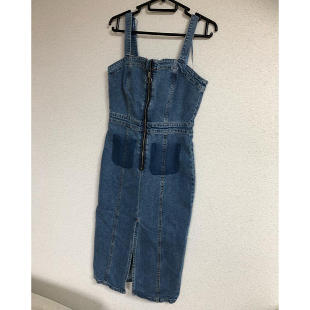 ZARA(ザラ)のZARA trf デニムスカート オールインワン レディースのスカート(ひざ丈スカート)の商品写真