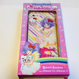 サンリオ(サンリオ)の【未使用】クリーミィマミ×ハローキティiPhone5s/5対応ジェルジャケット(iPhoneケース)