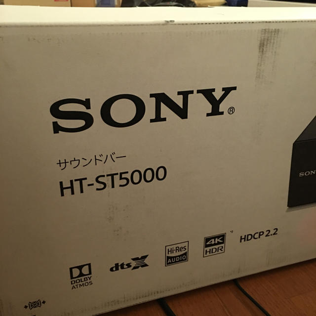 SONY(ソニー)のSONY HT-ST5000 サウンドバー ホームシアター スマホ/家電/カメラのオーディオ機器(スピーカー)の商品写真