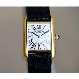 カルティエ(Cartier)の美品 カルティエ マスト タンク オパラン ローマン SM Cartier (腕時計)