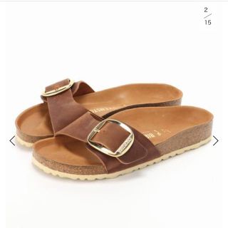 ドゥーズィエムクラス(DEUXIEME CLASSE)のBIRKENSTOCK Madrid ビックバックルサンダル35(サンダル)