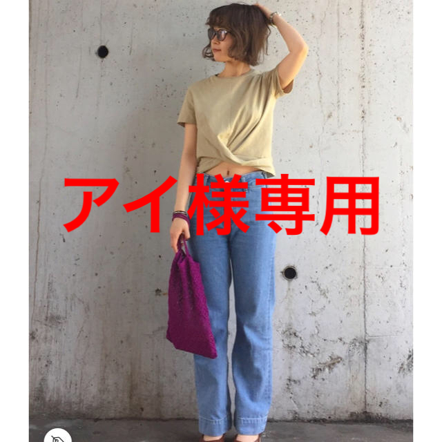 TODAYFUL(トゥデイフル)のTODAYFULフロントクロスTシャツ レディースのトップス(Tシャツ(半袖/袖なし))の商品写真