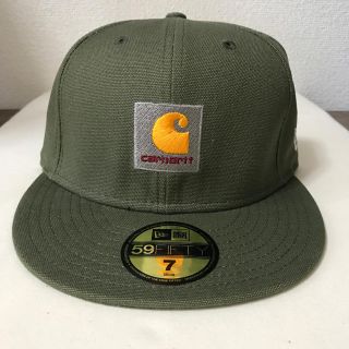 ニューエラー(NEW ERA)のNEWERA キャップ CARHARTT カーキ(キャップ)