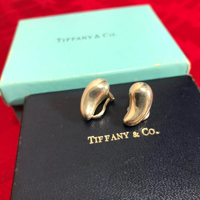 SV925 銀無垢 TIFFANY ティファニー ビーンズ イヤリング