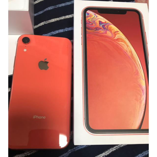 iPhone XR 128GB コーラル simロック解除済み 新品未使用品