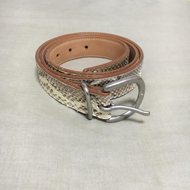 Hender Scheme python tanning belt ナチュラル