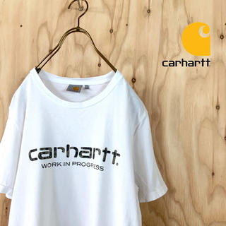カーハート(carhartt)のcarhartt カーハートビッグ カモフラージュ ロゴ  tシャツ ホワイト(Tシャツ/カットソー(半袖/袖なし))