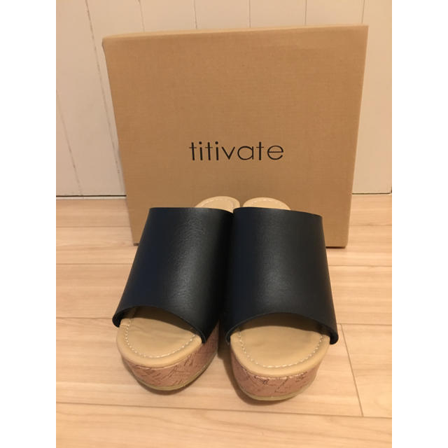 titivate(ティティベイト)のティティベイト プラットフォームウエッジサンダル レディースの靴/シューズ(サンダル)の商品写真