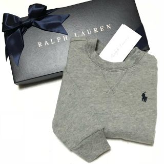 ラルフローレン(Ralph Lauren)の＊dekita様 専用＊新品✨裏起毛 スウェットシャツ / グレー 18M/85(トレーナー)