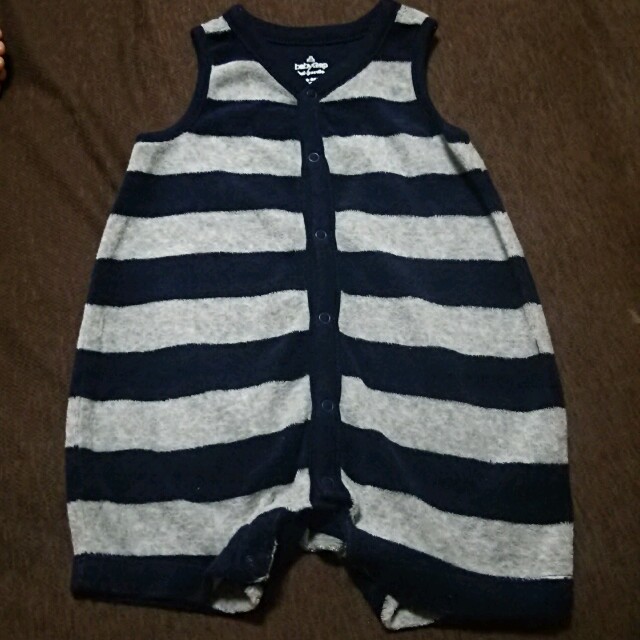 babyGAP(ベビーギャップ)のgap 60 パイル地ロンパース キッズ/ベビー/マタニティのベビー服(~85cm)(ロンパース)の商品写真