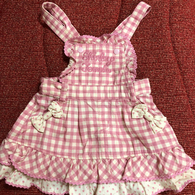 Shirley Temple(シャーリーテンプル)のシャーリーテンプル  90 ジャンスカ キッズ/ベビー/マタニティのキッズ服女の子用(90cm~)(ワンピース)の商品写真