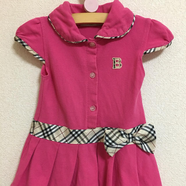 BURBERRY(バーバリー)のBURBERRY✩.*˚キッズM   pink キッズ/ベビー/マタニティのキッズ服女の子用(90cm~)(ワンピース)の商品写真