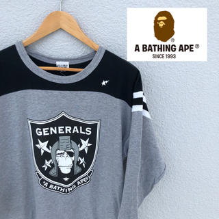 アベイシングエイプ(A BATHING APE)のAPE BAPE generals ジェネラル期(Tシャツ/カットソー(七分/長袖))