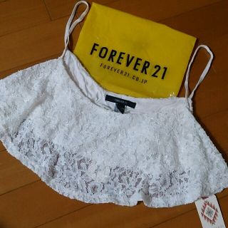 フォーエバートゥエンティーワン(FOREVER 21)の新品❤FOREVER21ショート丈キャミ(キャミソール)