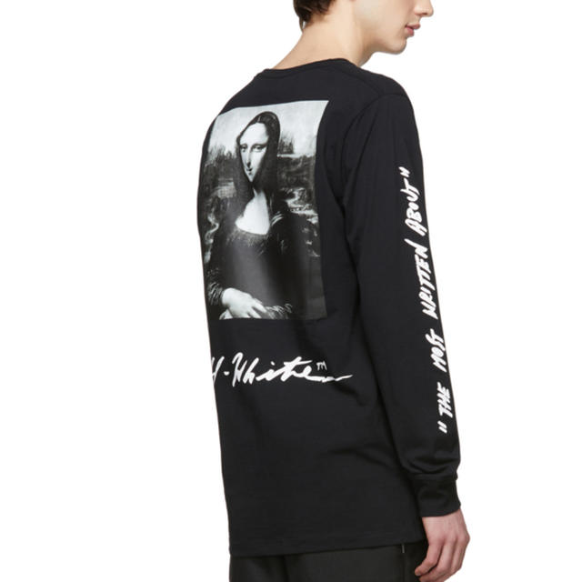 OFF-WHITE(オフホワイト)の新品、未使用 OFF-WHITE 19SS 黒 モナリザ LS T シャツ S メンズのトップス(Tシャツ/カットソー(七分/長袖))の商品写真