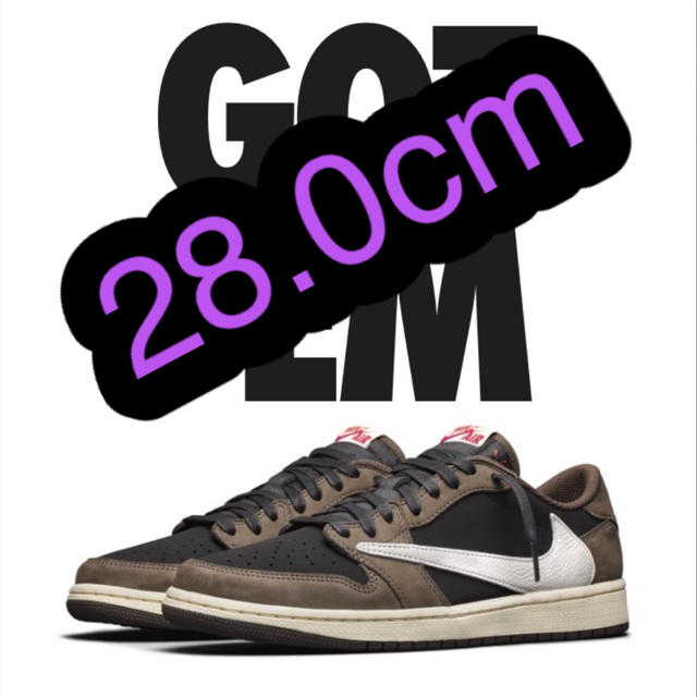 NIKE AIR ★ JORDAN1 Low Travis Scott新品未使用